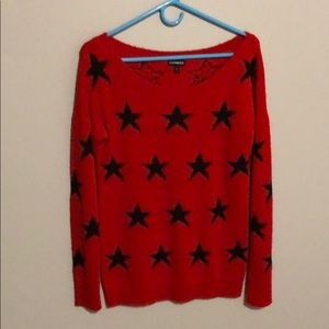 Final sale! EXPRESS. Patriotic stars sweater. Small